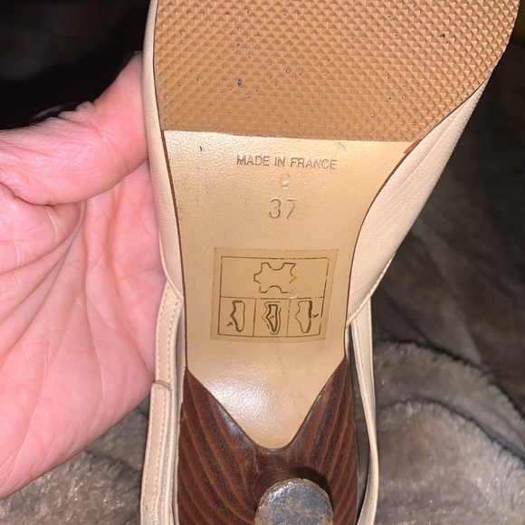 Chanel Leather mules red patent leather tip sling back - Picture 7 of 13